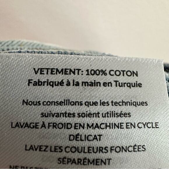 One Teaspoon Trucker Shorts SZ 25 - Picture 7 of 9